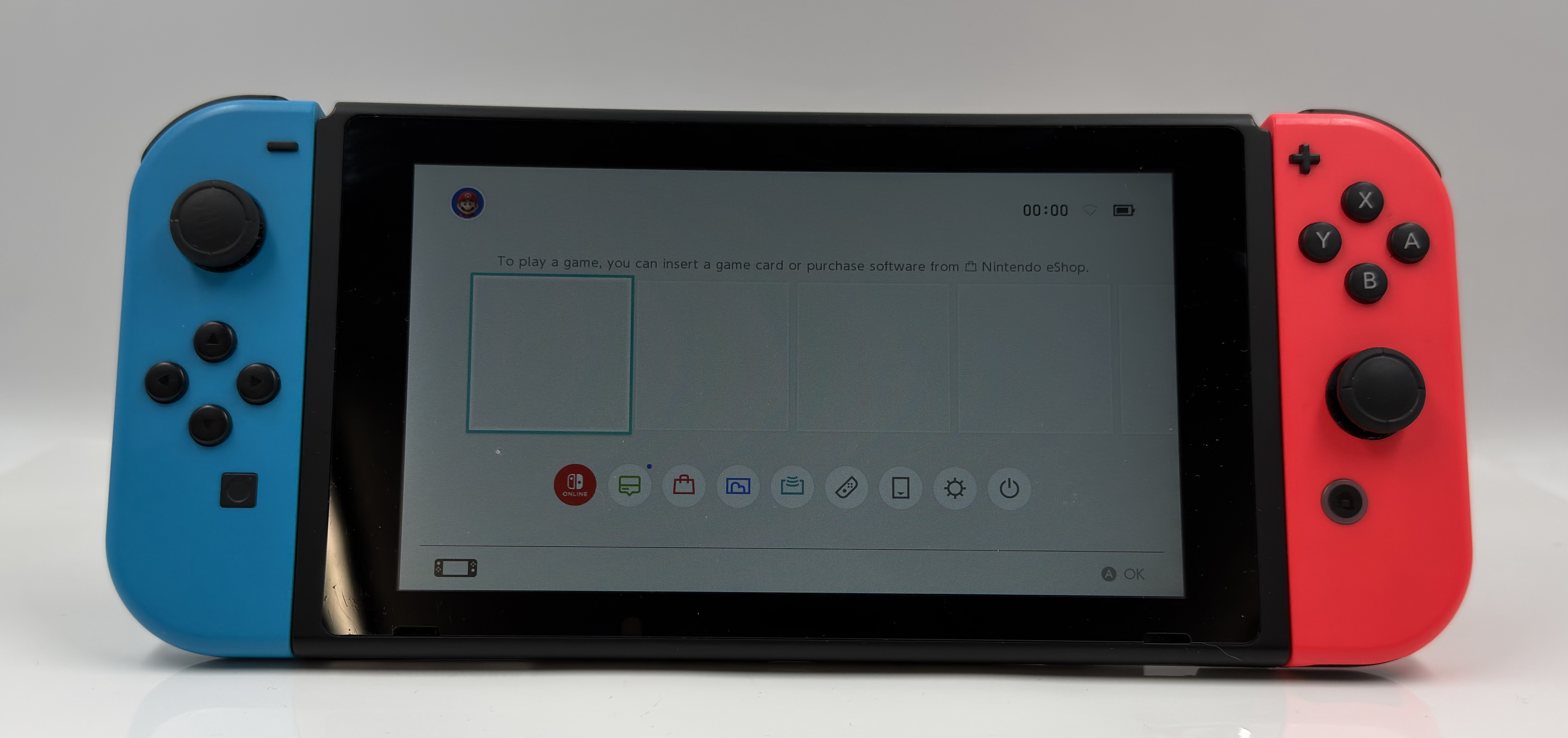Pre-owned NINTENDO SWITCH CONSOLE HAC-001 32GB - RED AND BLUE NO